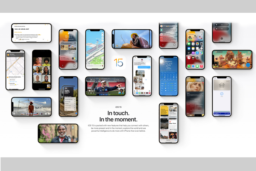 Apple iOS 15 update