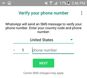 Step 2 Open the app and enter your registered mobile number. It will sent an OTP to certify the number