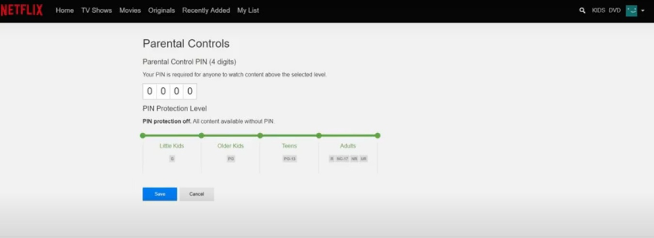 Step 2 - Click Parental Controls in the Settings section