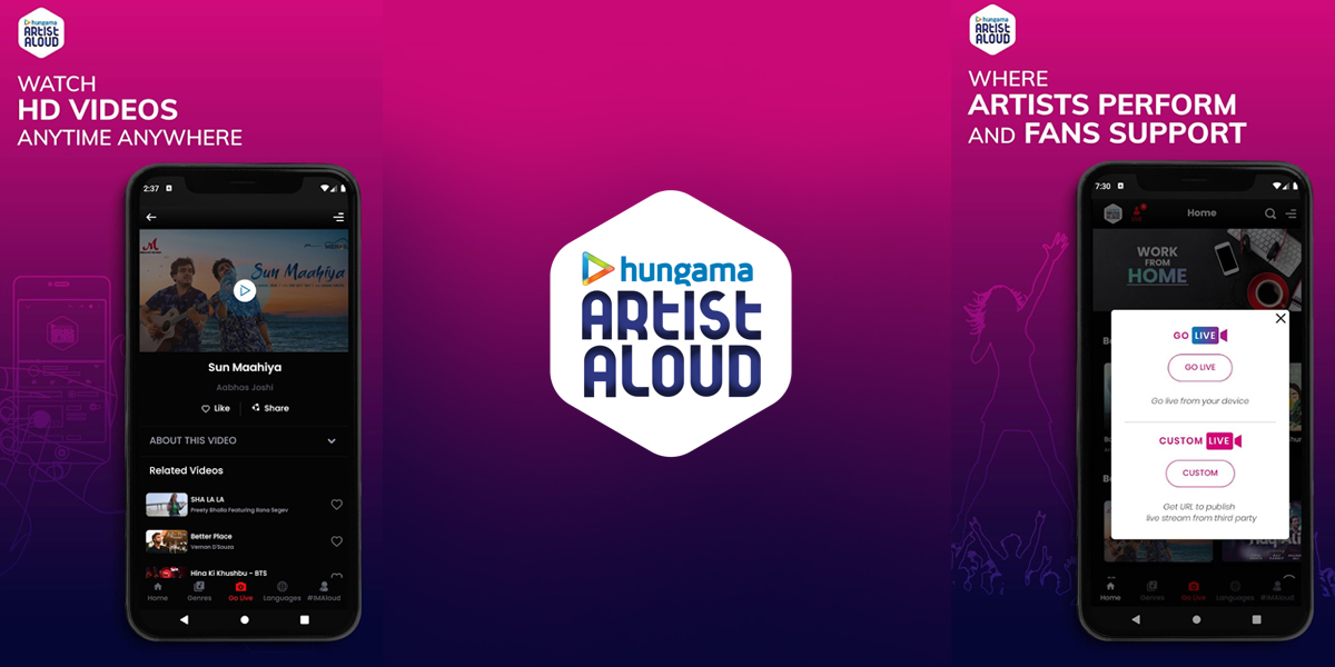 Hungama Artist Aloud launches its App to elevate the live event experience