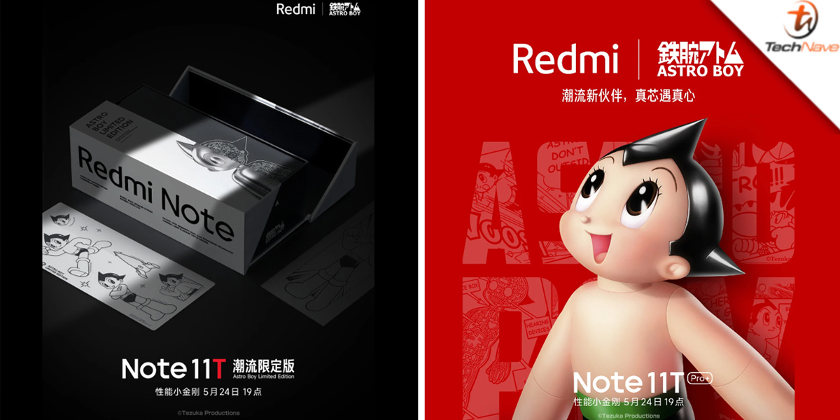 Xiaomi collaborates officially with Astro boy for Redmi 11T