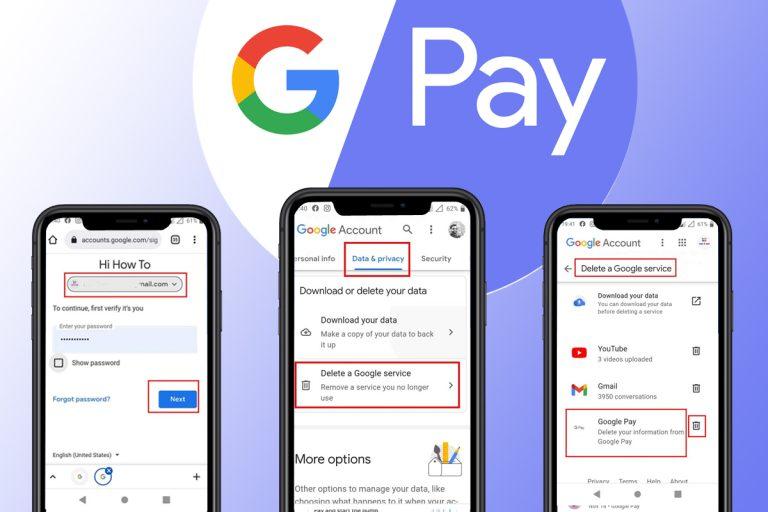 How to delete Google Pay transaction history