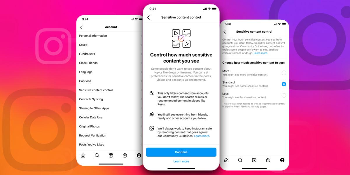 Instagram introduces ‘sensitive content’ controls