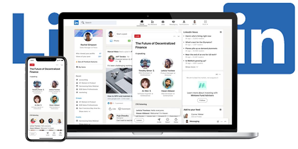 LinkedIn introduces a new audio feature