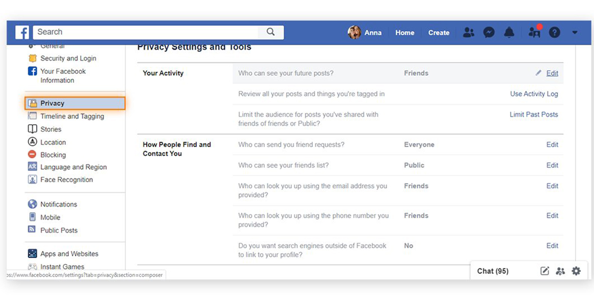  Steps to change your Facebook password