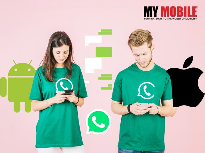 WhatsApp messages from Android to iPhone