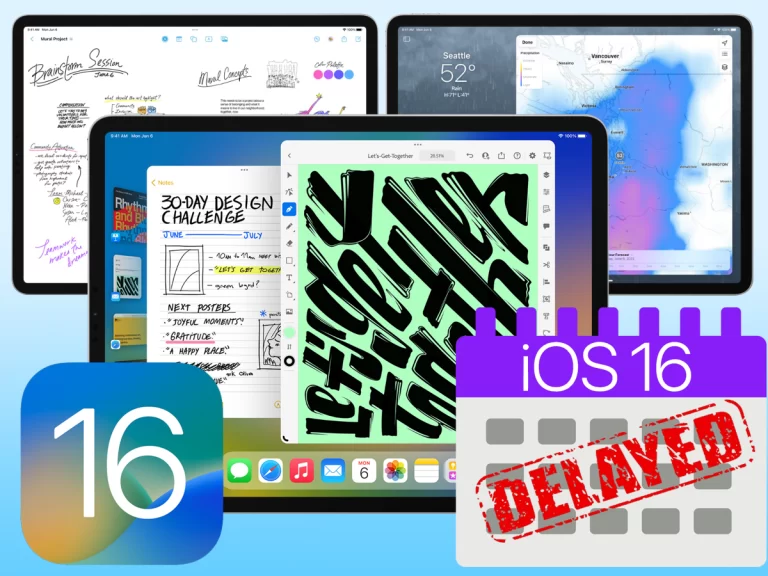 iPad OS 16 Release Will Reportedly Be Delayed by a Month.