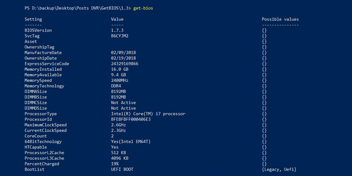 BIOS Post Codes