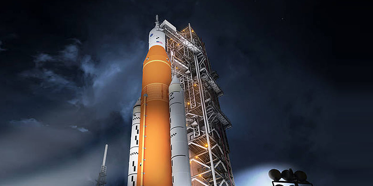 NASA Rolls Out SLS Rocket