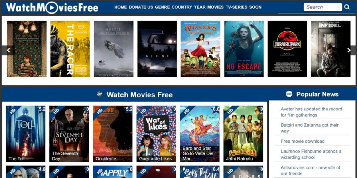 Top list of Free sites to Watch Movies Online in India