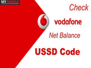 Vodafone Data Balance