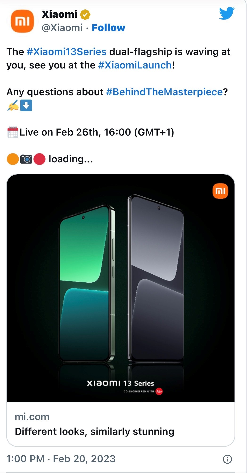 Xiaomi 13 Lite