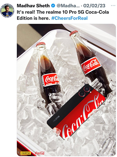 Realme 10 Pro 5G Coca -Cola Edition