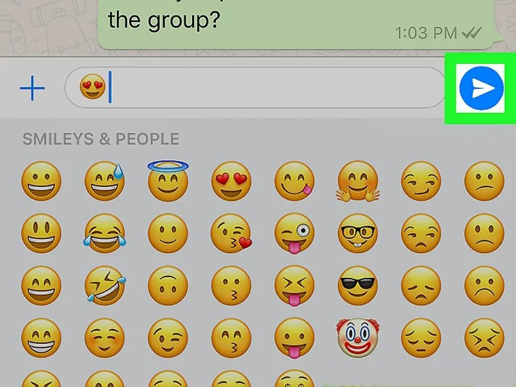 Add Emojis On Whatsapp Via Iphone