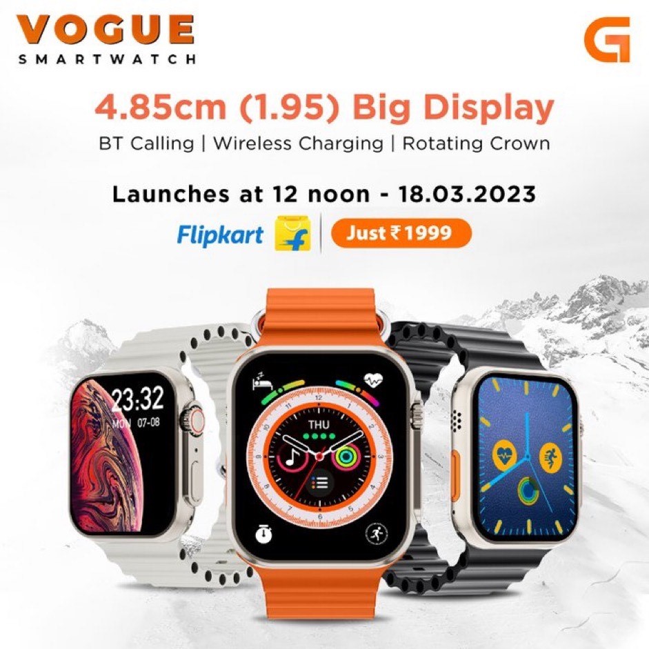 Gizmore Vogue smartwatch