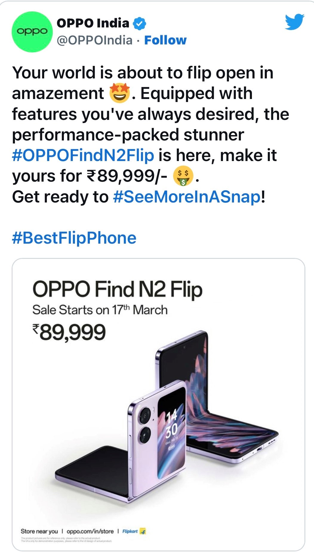 OPPO Find N2 Flip