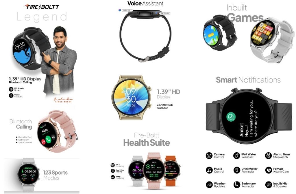 Fire-Boltt Legend smartwatch