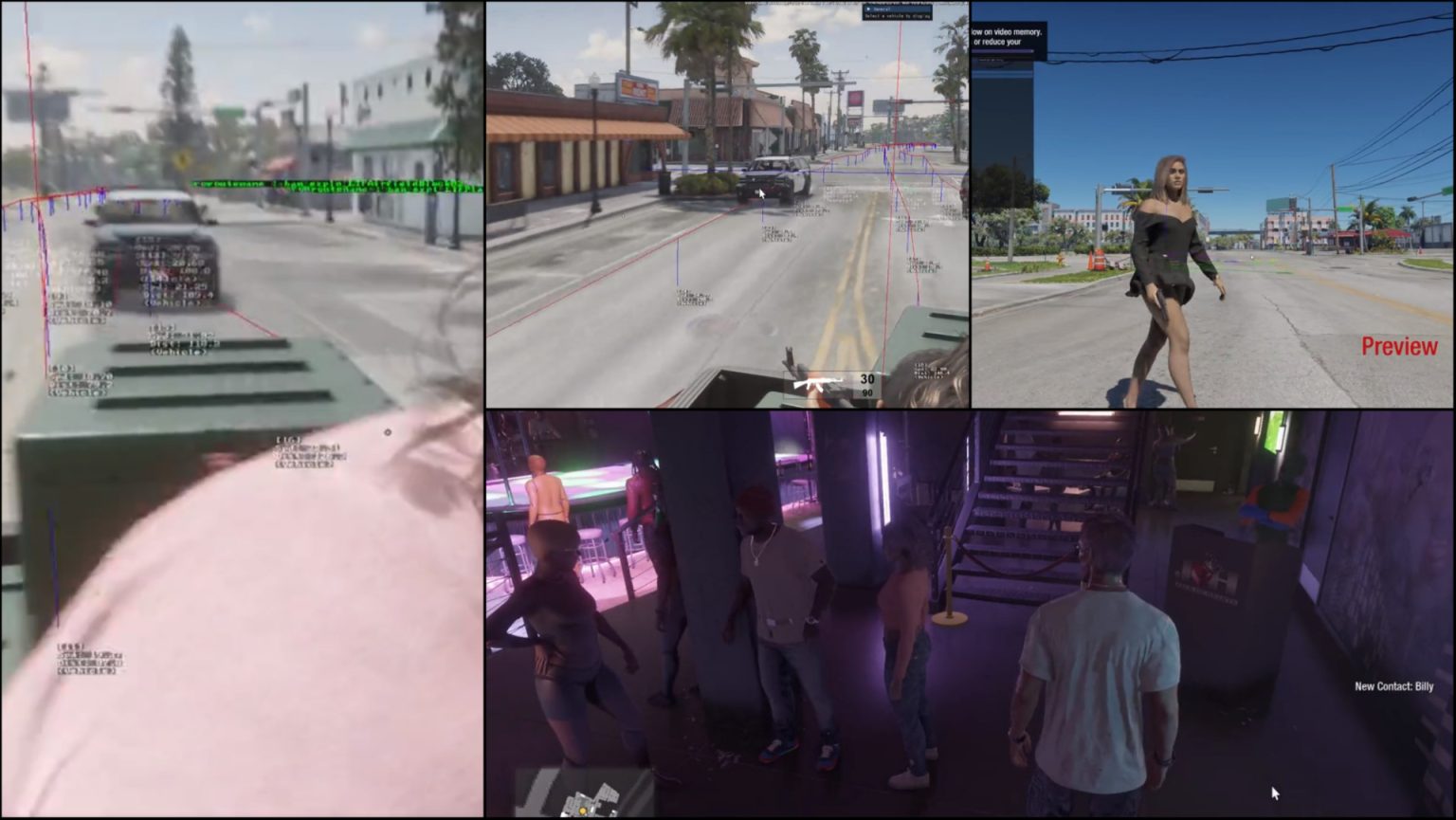 GTA 6 Gameplay Release Date Leaks Rumors Download Online Trailer Over 90 GTA 6 Leaked Clips Hint At Vice City Map Return And Female Protagonist 5 1536x865 