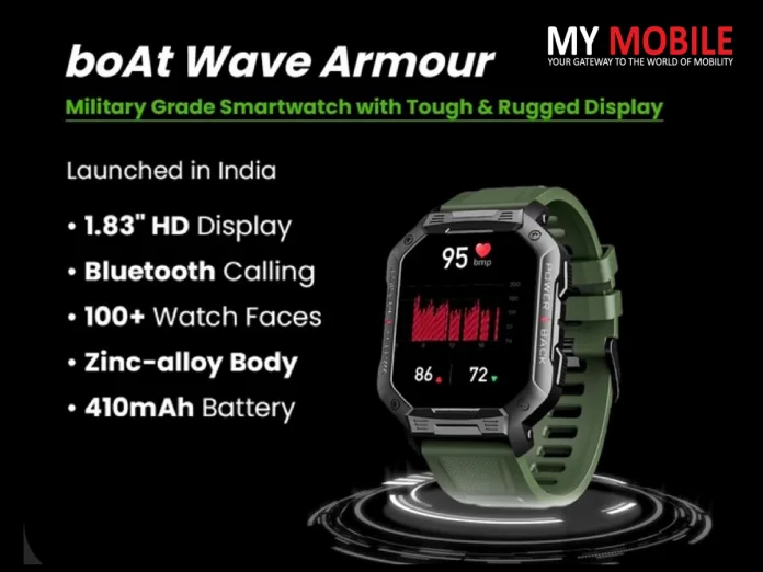 boAt Wave Armour Rugged Smartwatch