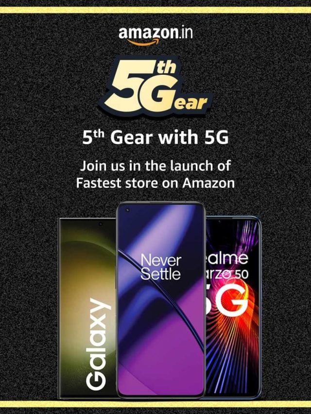 Amazon 5G store launched in India with additional exchange discount