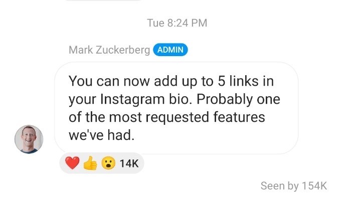 Instagram Link Features