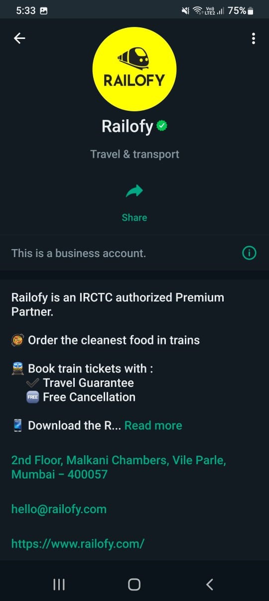 Railway PNR Status On WhatsApp