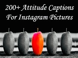 Attitude Captions for Instagram