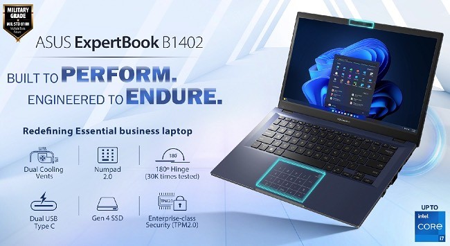 ASUS ExpertBook B1 laptops