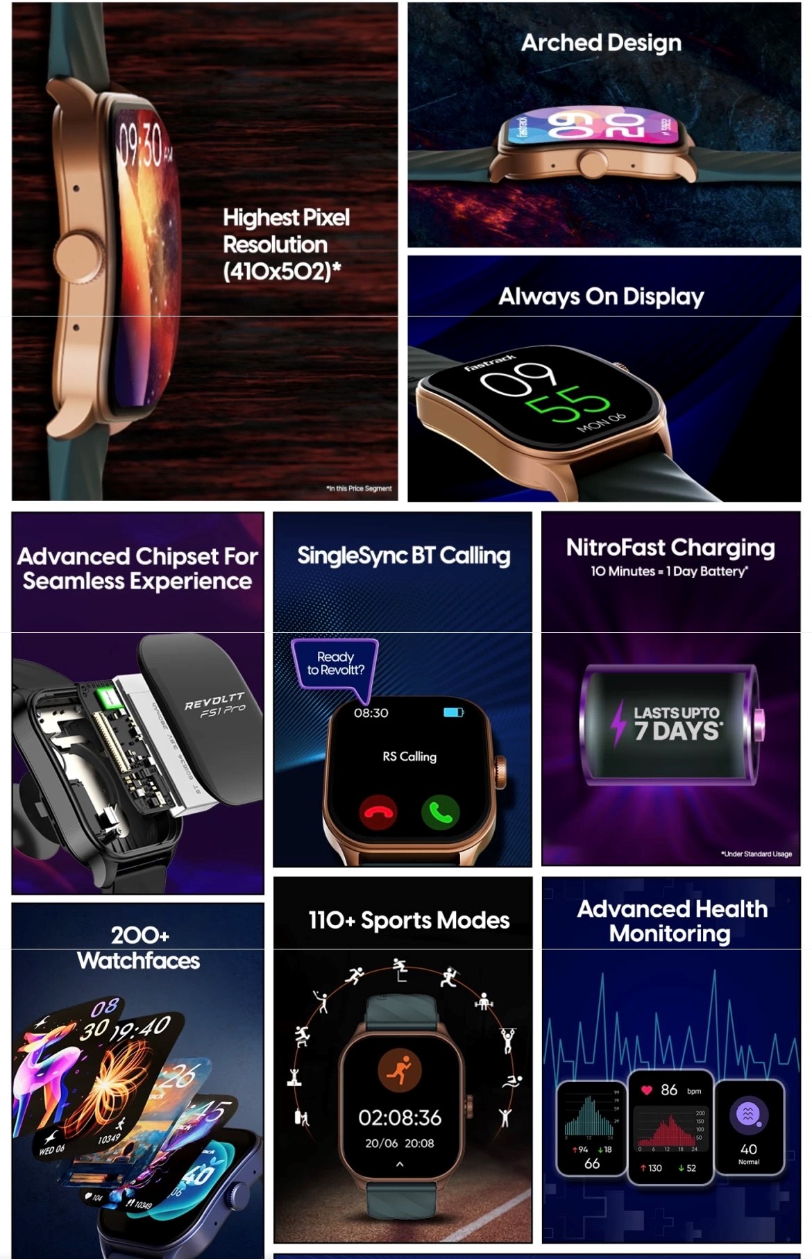 Fastrack Revoltt FS1 Pro Smartwatch