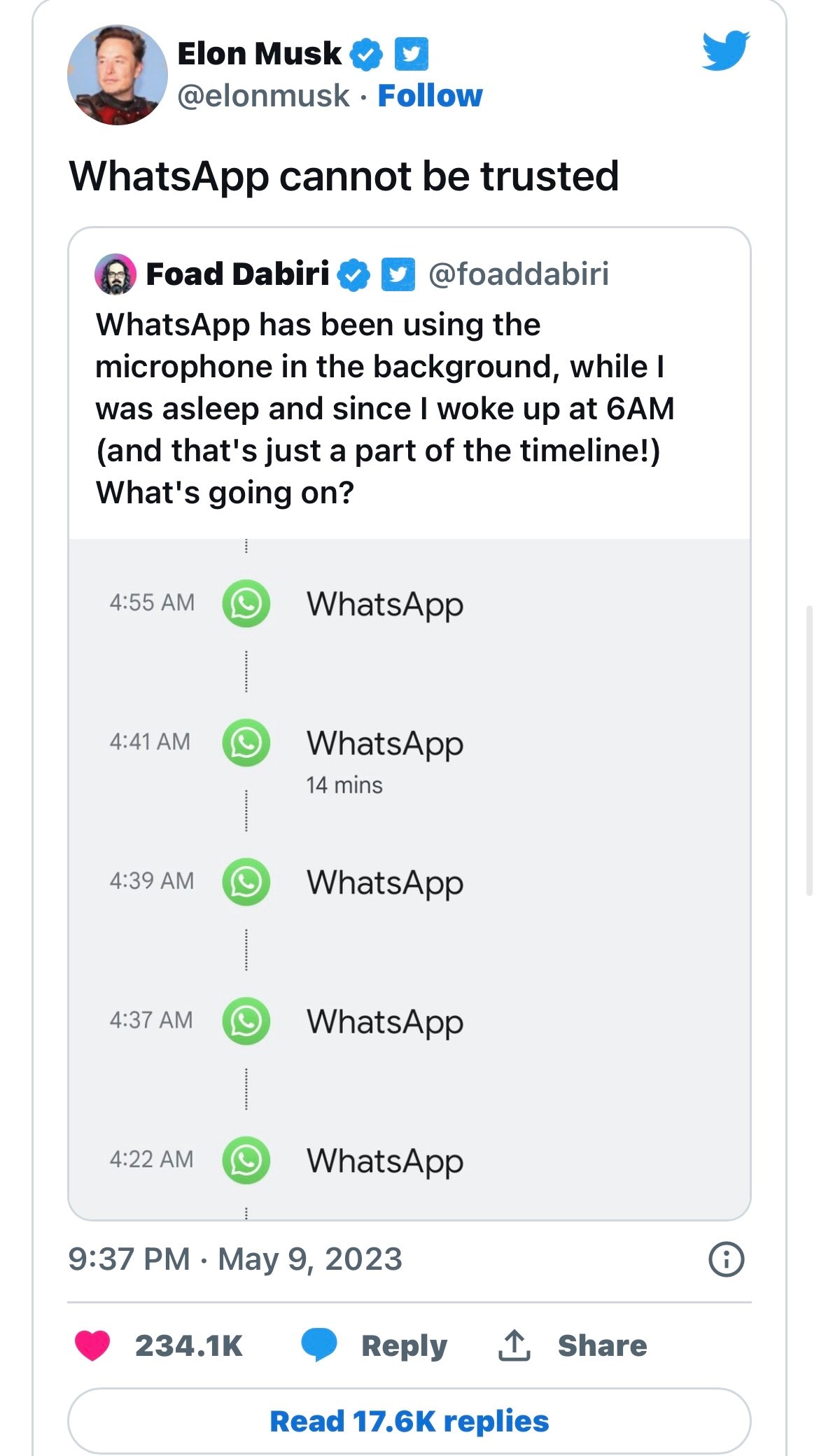 WhatsApp users