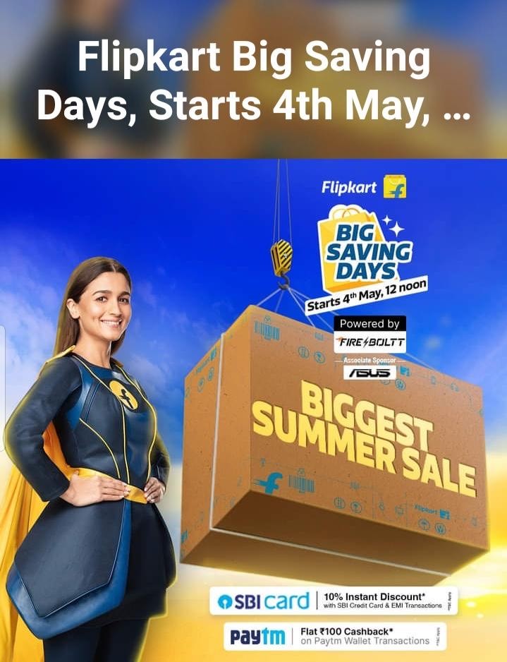 Flipkart Big Savings Day Sale 2023