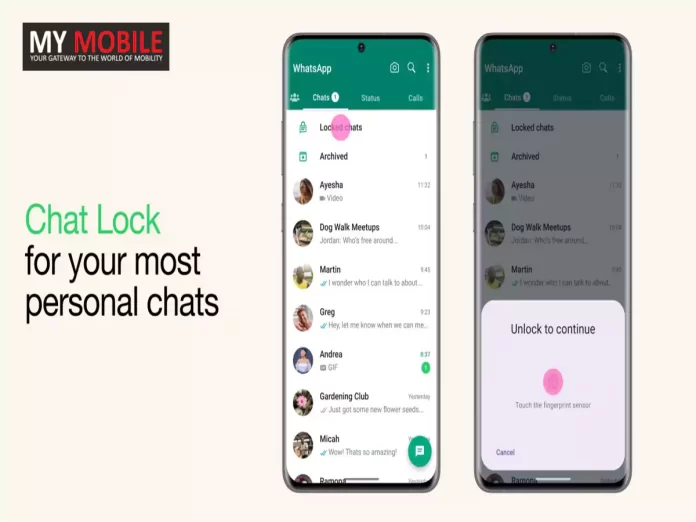 WhatsApp Chat Lock Feature