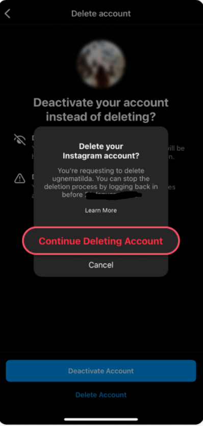How to Delete/Deactivate Instagram Account?