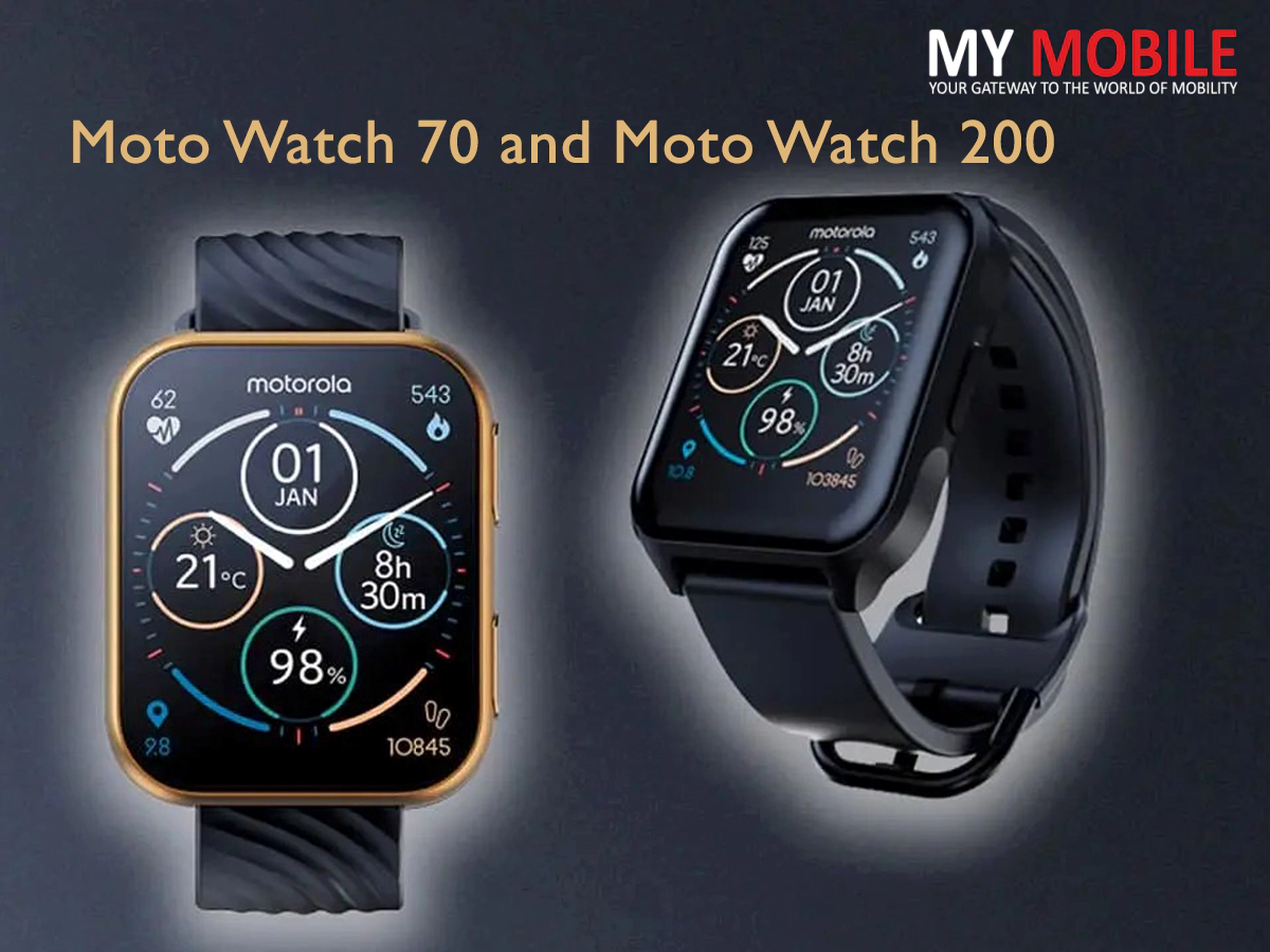 Moto Watch 70, Watch 200 waterproof smartwatches launched Features