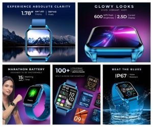 Gizmore GizFit Glow Z Smartwatch