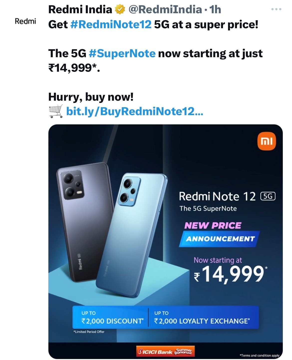 Redmi Note 12 5G 