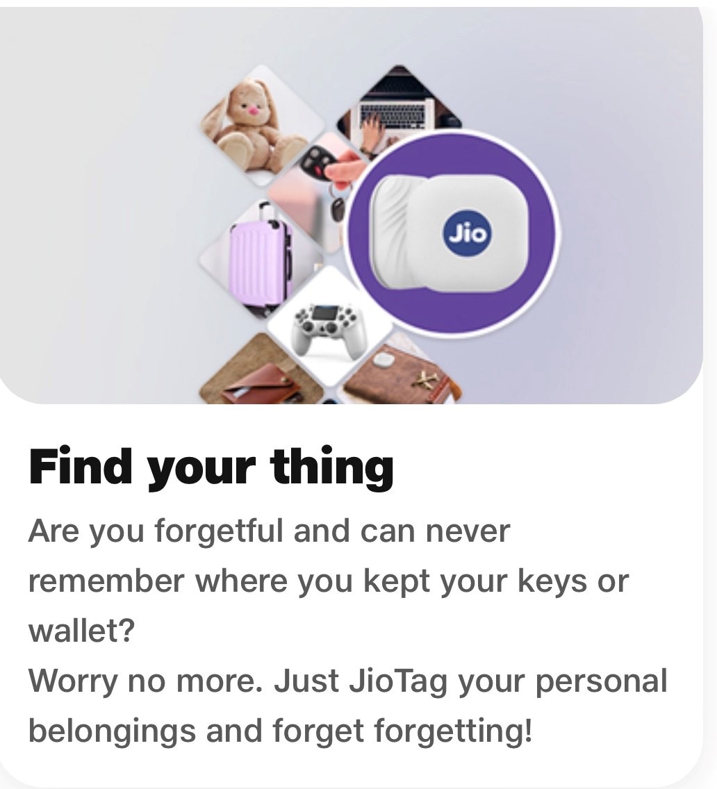 JioTag Bluetooth Tracker