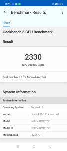 Geekbench 6 GPU Score