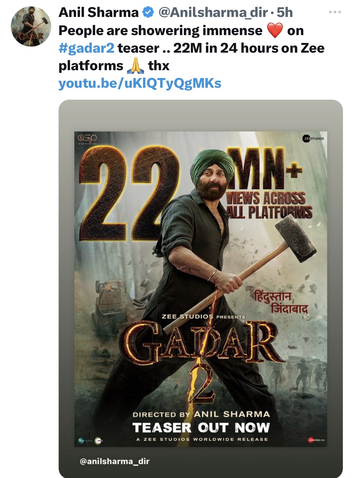 Gadar 2: The Katha Continues: Release Date, Trailer, Songs, Cast; Deol Brothers Clash Gadar2 Vs