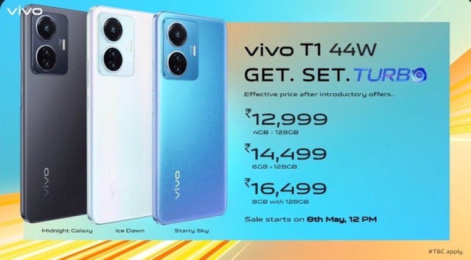 Vivo T1 - Price and Availability