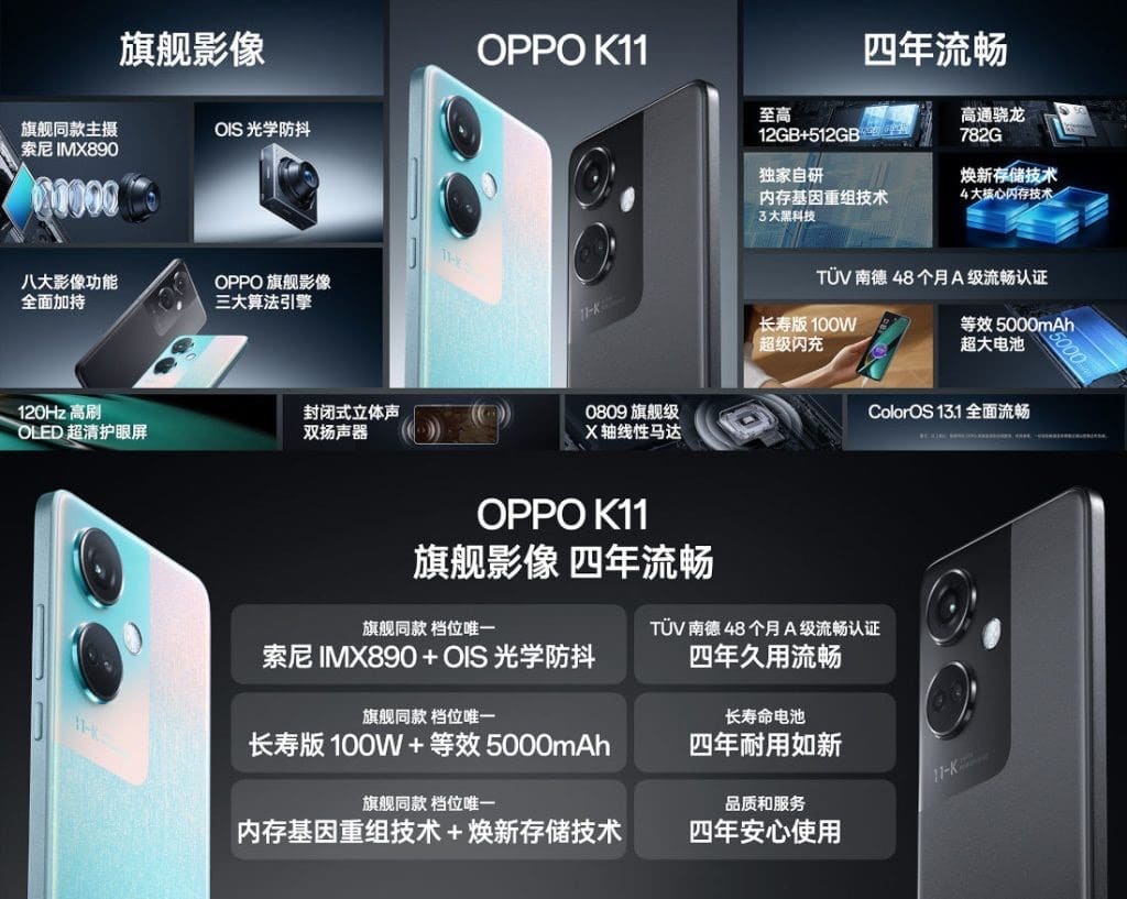 OPPO K11 Quick Specifications