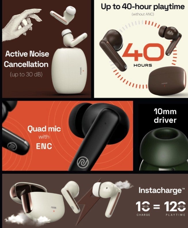 Noise Buds Venus TWS Specifications