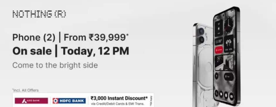 Nothing Phone (2): Price in India
