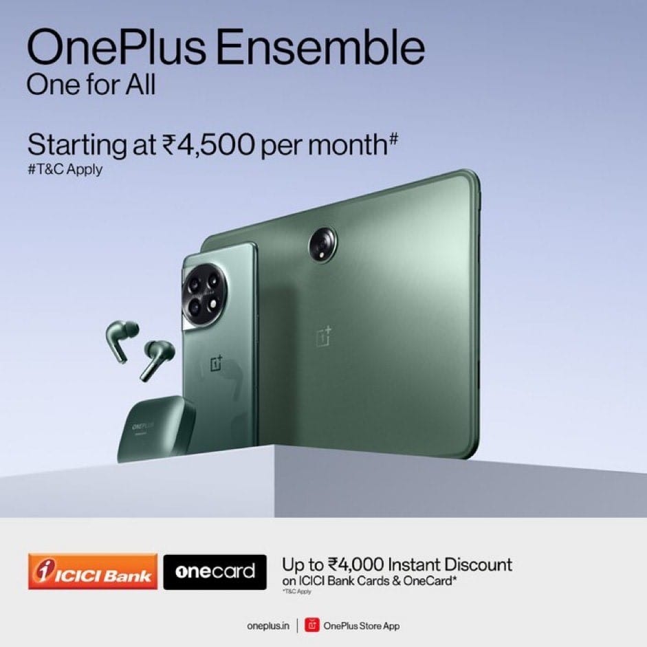 OnePlus Ensemble Offer