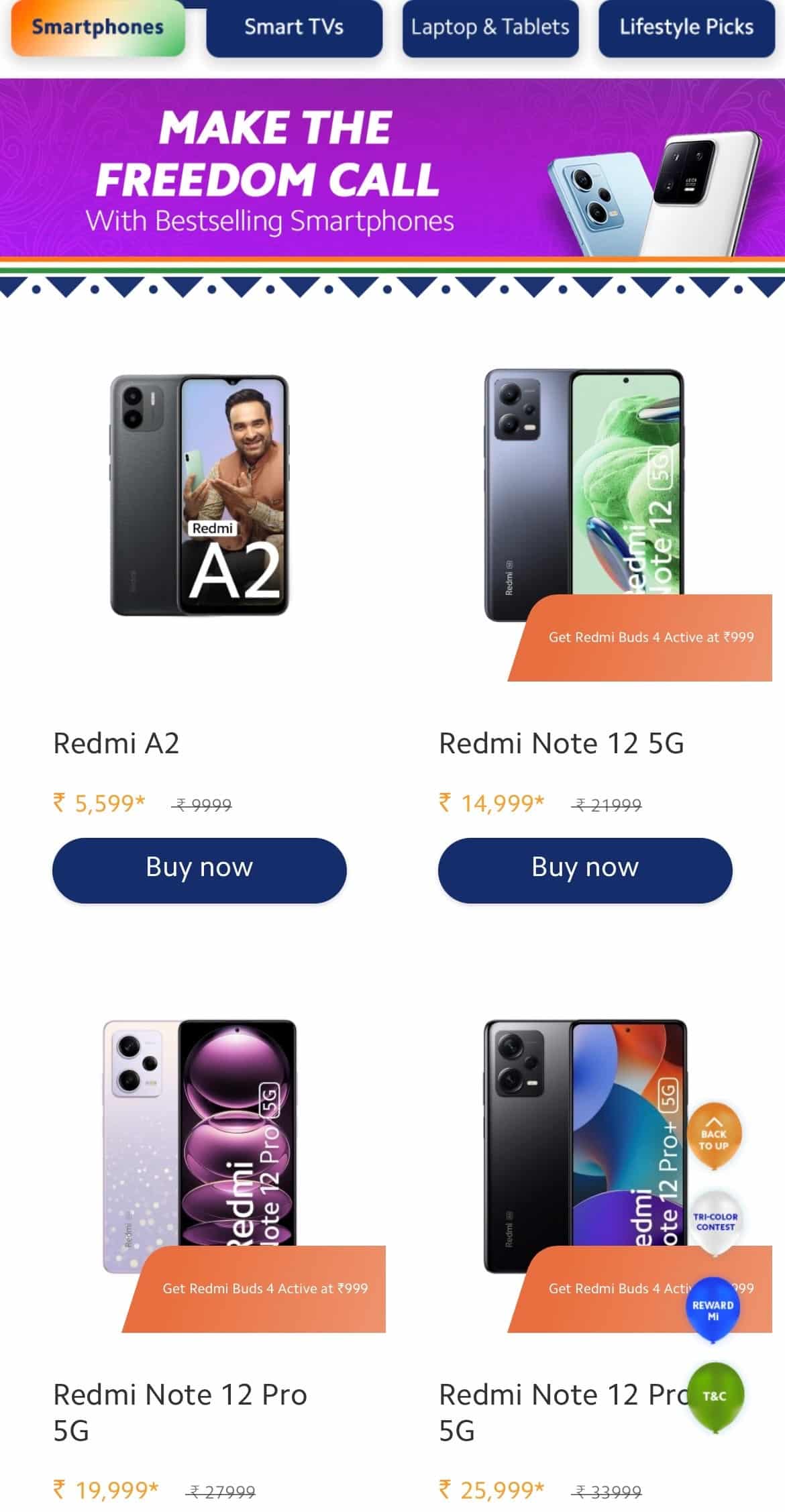 Redmi Smartphones