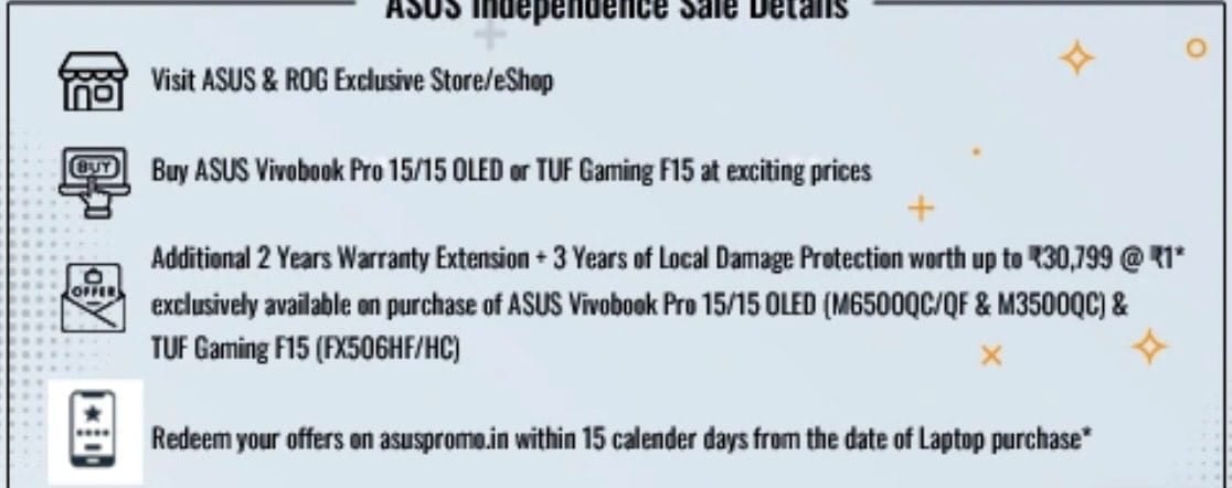 ASUS Independence Day Sale