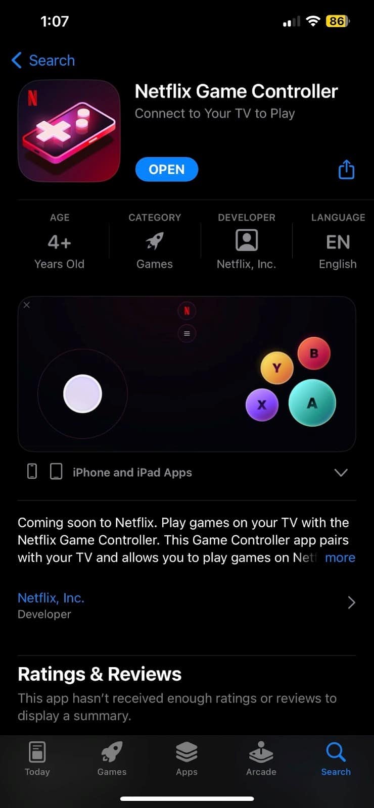 What is the Netflix Game Controller?