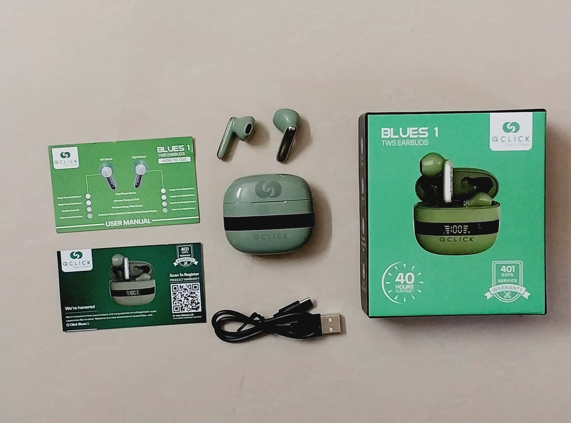 Q Click Blues 1 TWS Earbuds