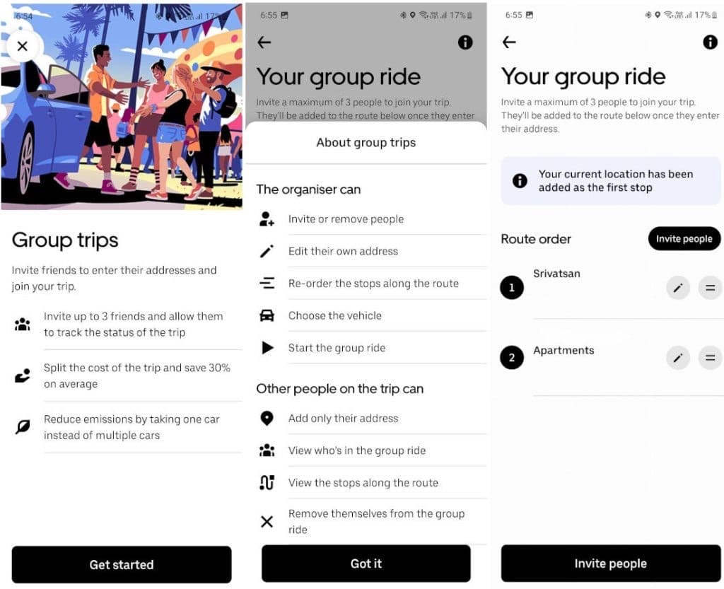 How Group Rides Work