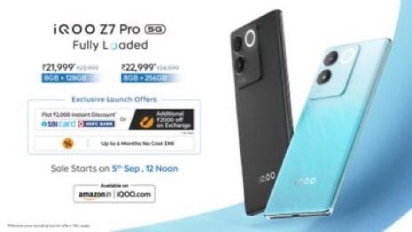 iQOO Z7 Pro: Pricing and Availability